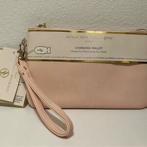 Adrienne Vittadini Pink Wallet Elegant Minimalist Design